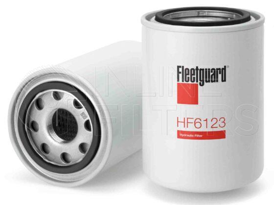 Fleetguard HF6123. FILTER-Hydraulic(Brand Specific) Product – Brand Specific Fleetguard – Spin On Product Hydraulic filter product Main Cross Reference is Ford D8NNB486EA. Particle Size at Beta 75: 60 micron (60 micron). Particle Size at Beta 200: 0 micron (0 micron). Fleetguard Part Type: HF_SPIN