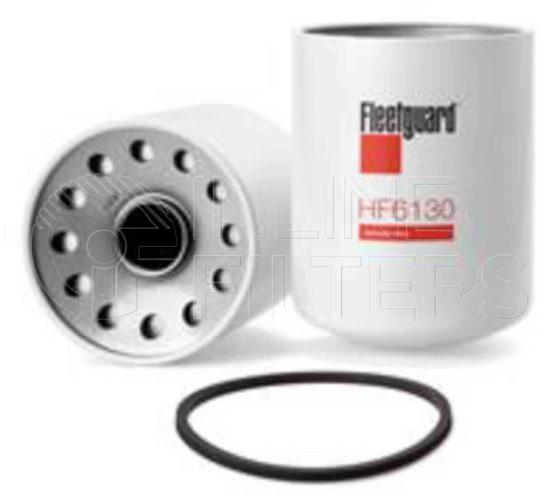 Fleetguard HF6130. Hydraulic Filter Product – Brand Specific Fleetguard – Spin On Product Fleetguard filter product Hydraulic Filter. Main Cross Reference is Case IHC H341974. Particle Size at Beta 75: 0 micron (0 micron). Particle Size at Beta 200: 0 micron (0 micron). Fleetguard Part Type: HF_SPIN