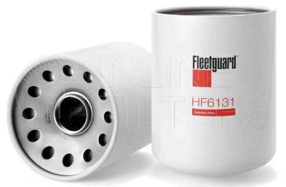 Fleetguard HF6131. FILTER-Hydraulic(Brand Specific) Product – Brand Specific Fleetguard – Spin On Product Hydraulic filter product Main Cross Reference is Behringer BSO128S10N383. Particle Size at Beta 75: 0 micron (0 micron). Particle Size at Beta 200: 0 micron (0 micron). Fleetguard Part Type: HF_SPIN