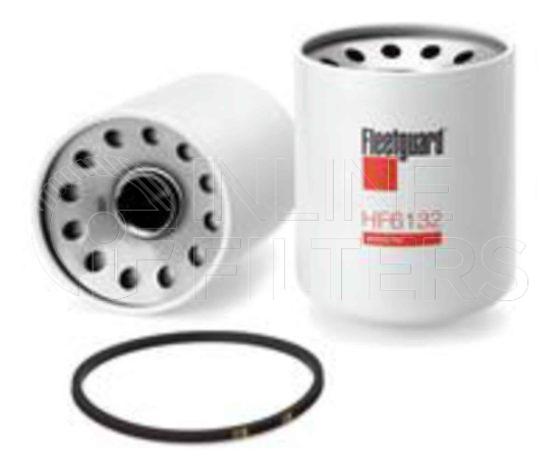 Fleetguard HF6132. Hydraulic Filter Product – Brand Specific Fleetguard – Spin On Product Fleetguard filter product Hydraulic Filter. Particle Size at Beta 75: 0 micron (0 micron). Particle Size at Beta 200: 0 micron (0 micron). Fleetguard Part Type: HF_SPIN. Comments: Ford D8NN-M903-CA