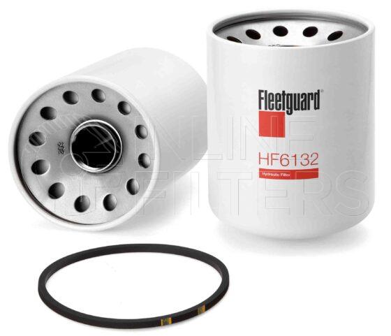 Fleetguard HF6132. FILTER-Hydraulic(Brand Specific) Product – Brand Specific Fleetguard – Spin On Product Hydraulic filter product Details Particle Size at Beta 75 – 0 micron (0 micron). Particle Size at Beta 200 – 0 micron (0 micron). Fleetguard Part Type HF_SPIN. Ford D8NN-M903-CA