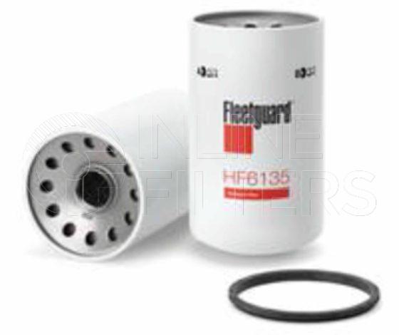 Fleetguard HF6135. Hydraulic Filter Product – Brand Specific Fleetguard – Spin On Product Fleetguard filter product Hydraulic Filter. Main Cross Reference is Cross 1A9251. Particle Size at Beta 75: 20 micron (20 micron). Particle Size at Beta 200: 0 micron (0 micron). Fleetguard Part Type: HF_SPIN