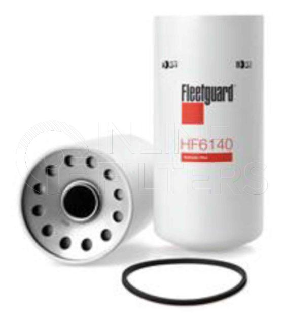 Fleetguard HF6140. Hydraulic Filter Product – Brand Specific Fleetguard – Spin On Product Fleetguard filter product Hydraulic Filter. For Upgrade use HF6348. Main Cross Reference is Case IHC A161845. Particle Size at Beta 75: 12 micron (12 micron). Particle Size at Beta 200: 13 micron (13 micron). Fleetguard Part Type: HF_SPIN