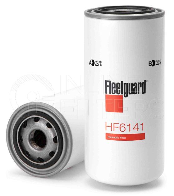 Fleetguard HF6141. Hydraulic Filter Product – Brand Specific Fleetguard – Spin On Product Fleetguard filter product Hydraulic Filter. Main Cross Reference is Mann and Hummel WD962. Particle Size at Beta 75: 60 micron (60 micron). Fleetguard Part Type: HF_SPIN. Comments: For ZF transmissions only