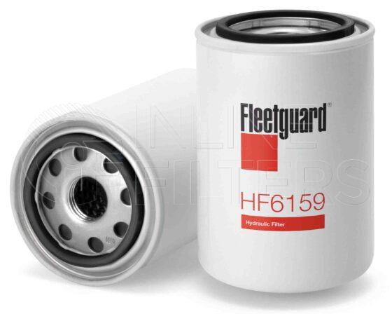 Fleetguard HF6159. FILTER-Hydraulic(Brand Specific) Product – Brand Specific Fleetguard – Spin On Product Hydraulic filter product Details Main Cross Reference is Nissan 5839647601. Particle Size at Beta 75 – 65 micron (65 micron). Particle Size at Beta 200 – 0 micron (0 micron). Fleetguard Part Type HF_SPIN