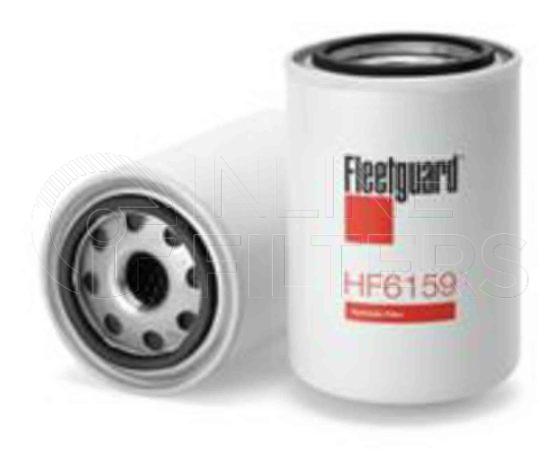 Fleetguard HF6159. Hydraulic Filter Product – Brand Specific Fleetguard – Spin On Product Fleetguard filter product Hydraulic Filter. Main Cross Reference is Nissan 5839647601. Particle Size at Beta 75: 65 micron (65 micron). Particle Size at Beta 200: 0 micron (0 micron). Fleetguard Part Type: HF_SPIN