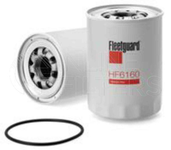 Fleetguard HF6160. Hydraulic Filter Product – Brand Specific Fleetguard – Spin On Product Fleetguard filter product Hydraulic Filter. Main Cross Reference is Case IHC D59062. Particle Size at Beta 75: 45. Fleetguard Part Type: HF_SPIN