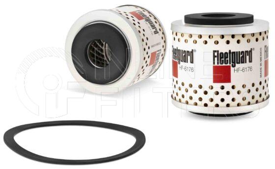 Fleetguard HF6176. Hydraulic Filter Product – Brand Specific Fleetguard – Cartridge Product Fleetguard filter product Hydraulic Filter. Main Cross Reference is Fuller A1781. Particle Size at Beta 75: 21 micron (21 micron). Particle Size at Beta 200: 24 micron (24 micron). Fleetguard Part Type: HF_CART