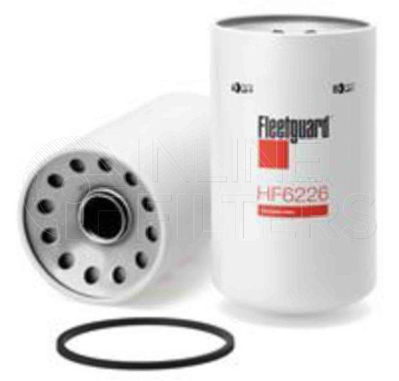 Fleetguard HF6226. Hydraulic Filter Product – Brand Specific Fleetguard – Spin On Product Fleetguard filter product Hydraulic Filter. Main Cross Reference is Ford D8NNF914AA. Particle Size at Beta 75: 0 micron (0 micron). Particle Size at Beta 200: 0 micron (0 micron). Fleetguard Part Type: HF_SPIN