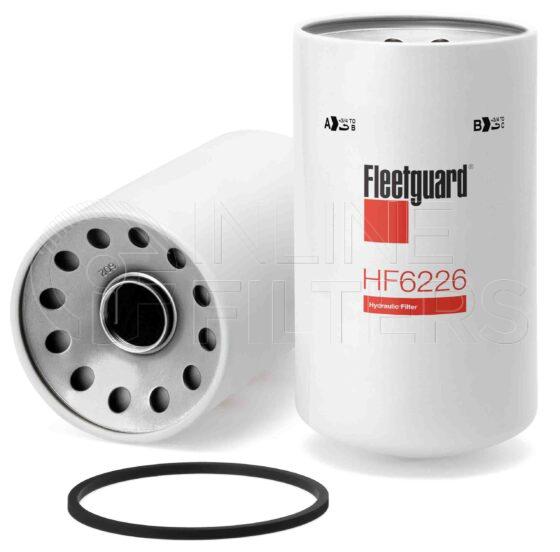 Fleetguard HF6226. FILTER-Hydraulic(Brand Specific) Product – Brand Specific Fleetguard – Spin On Product Hydraulic filter product Details Main Cross Reference is Ford D8NNF914AA. Particle Size at Beta 75 – 0 micron (0 micron). Particle Size at Beta 200 – 0 micron (0 micron). Fleetguard Part Type HF_SPIN