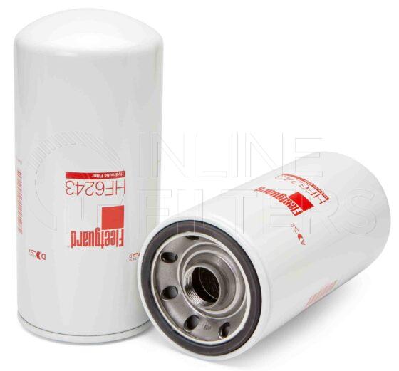 Fleetguard HF6243. FILTER-Hydraulic(Brand Specific) Product – Brand Specific Fleetguard – Spin On Product Hydraulic filter product Details For Upgrade use HF6318. Main Cross Reference is New Holland 73142551. Particle Size at Beta 75 – 35 micron (35 micron). Particle Size at Beta 200 – 39 micron (39 micron). Fleetguard Part Type HF_SPIN