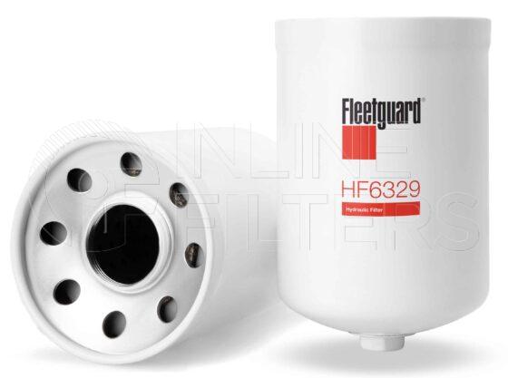 Fleetguard HF6329. FILTER-Hydraulic(Brand Specific) Product – Brand Specific Fleetguard – Spin On Product Hydraulic filter product Details Main Cross Reference is Crosland 7512A. Particle Size at Beta 75 – 50.0 micron. Fleetguard Part Type HF_SPIN