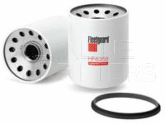 Fleetguard HF6358. Hydraulic Filter Product – Brand Specific Fleetguard – Spin On Product Fleetguard filter product Hydraulic Filter. Main Cross Reference is Champion 13028. Particle Size at Beta 75: 47 micron (47 micron). Particle Size at Beta 200: 0 micron (0 micron). Fleetguard Part Type: HF_SPIN