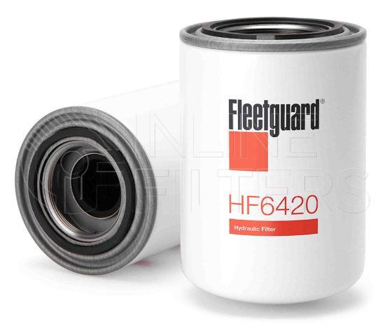 Fleetguard HF6420. Hydraulic Filter Product – Brand Specific Fleetguard – Spin On Product Fleetguard filter product Hydraulic Filter. Main Cross Reference is Clark 234099. Particle Size at Beta 200: 30 micron (30 micron). Fleetguard Part Type: HF_SPIN