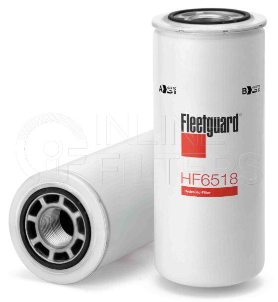 Fleetguard HF6518. FILTER-Hydraulic(Brand Specific) Product – Brand Specific Fleetguard – Undefined Product Hydraulic filter product Details For Standard version use HF6578. Main Cross Reference is Dynapac 372229. Particle Size at Beta 75 – 11 micron (11 micron). Particle Size at Beta 200 – 13 micron (13 micron). Fleetguard Part Type HF