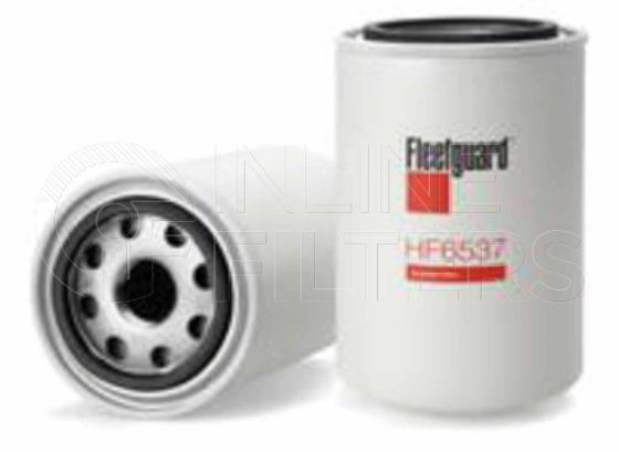 Fleetguard HF6537. Hydraulic Filter. Main Cross Reference is MP Filtri CS50P25A. Fleetguard Part Type: HF.