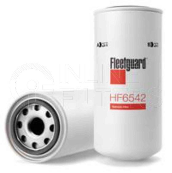 Fleetguard HF6542. Hydraulic Filter. Main Cross Reference is MP Filtri CS070A10. Fleetguard Part Type: HF.