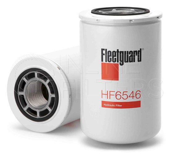Fleetguard HF6546. Hydraulic Filter Product – Brand Specific Fleetguard – Undefined Product Fleetguard filter product Hydraulic Filter. Main Cross Reference is New Holland 9706161. Particle Size at Beta 75: 7 micron (7 micron). Particle Size at Beta 200: 10 micron (10 micron). Fleetguard Part Type: HF