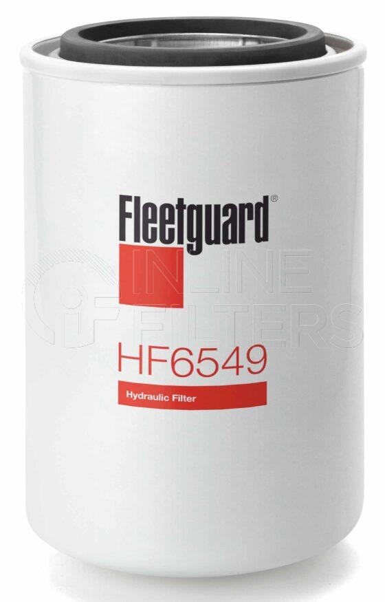 Fleetguard HF6549. FILTER-Hydraulic(Brand Specific) Product – Brand Specific Fleetguard – Gasket Product Hydraulic filter product Main Cross Reference Hydac MFE8005BN2 Details For same size Filter with Different Seal use HF6583. Main Cross Reference is Hydac MFE8005BN2. Fleetguard Part Type HF. Buna Gasket