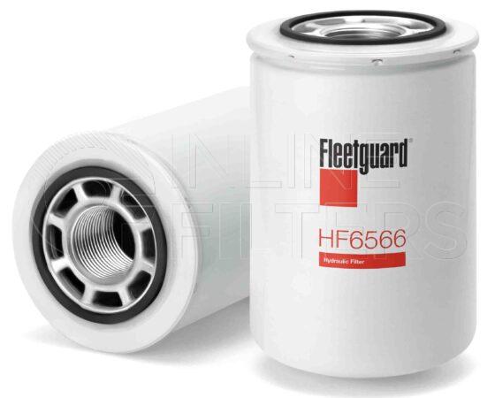 Fleetguard HF6566. FILTER-Hydraulic(Brand Specific) Product – Brand Specific Fleetguard – Spin On Product Hydraulic filter product Details For Upgrade use HF6552. Main Cross Reference is Donaldson P163496. Particle Size at Beta 75 – 33 micron (33 micron). Particle Size at Beta 200 – 39 micron (39 micron). Fleetguard Part Type HF_SPIN