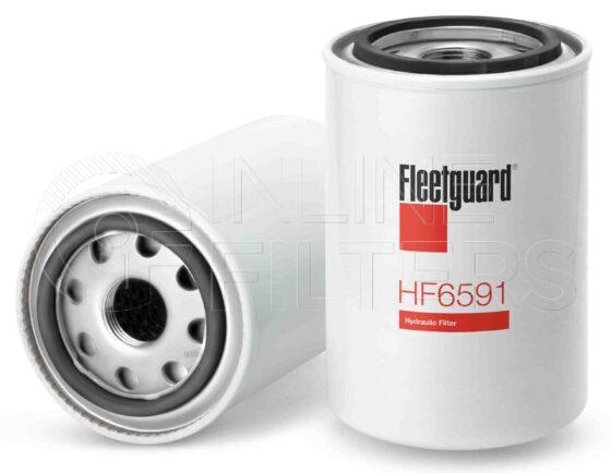 Fleetguard HF6591. Details: Main Cross Reference is MP Filtri CS50A25A. Fleetguard Part Type HF_CART.