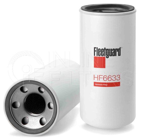 Fleetguard HF6633. FILTER-Hydraulic(Brand Specific) Product – Brand Specific Fleetguard – Spin On Product Hydraulic filter product Main Cross Reference Donaldson P551325 Details Main Cross Reference is Donaldson P551325. Particle Size at Beta 75 – 25 micron (25 micron). Particle Size at Beta 200 – 29 micron (29 micron). Fleetguard Part Type HF_SPIN