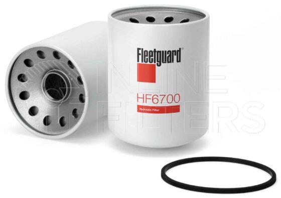 Fleetguard HF6700. FILTER-Hydraulic(Brand Specific) Product – Brand Specific Fleetguard – Spin On Product Hydraulic filter product Details For Service Part use 3830112S. Main Cross Reference is Case IHC 123085C2. Particle Size at Beta 75 – 12 micron (12 micron). Particle Size at Beta 200 – 0 micron (0 micron). Fleetguard Part Type HF_SPIN