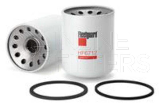 Fleetguard HF6712. Hydraulic Filter Product – Brand Specific Fleetguard – Spin On Product Fleetguard filter product Hydraulic Filter. For Service Part use 3830112S. Main Cross Reference is Behringer BS0128S12A38. Particle Size at Beta 75: 12 micron (12 micron). Particle Size at Beta 200: 14 micron (14 micron). Fleetguard Part Type: HF_SPIN