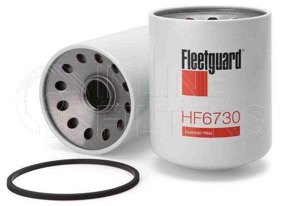 Fleetguard HF6730. Hydraulic Filter Product – Brand Specific Fleetguard – Spin On Product Fleetguard filter product Hydraulic Filter. Main Cross Reference is Zinga ZSE10. Particle Size at Beta 75: 12 micron (12 micron). Fleetguard Part Type: HF_SPIN