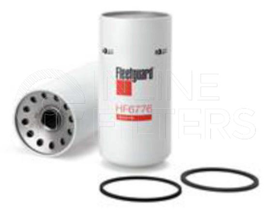 Fleetguard HF6776. Hydraulic Filter Product – Brand Specific Fleetguard – Spin On Product Fleetguard filter product Hydraulic Filter. Main Cross Reference is Behringer BS0128E03A38200. Particle Size at Beta 75: 0 micron (0 micron). Particle Size at Beta 200: 3 micron (3 micron). Fleetguard Part Type: HF_SPIN