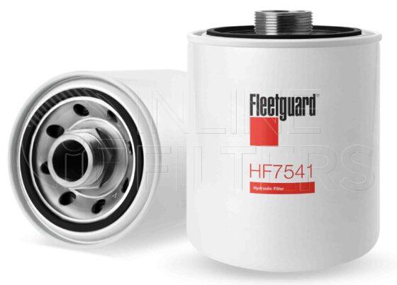 Fleetguard HF7541. FILTER-Hydraulic(Brand Specific) Product – Brand Specific Fleetguard – Spin On Product Hydraulic filter product Main Cross Reference is Massey Ferguson 3581032M2. Particle Size at Beta 75: 48 micron (48 micron). Fleetguard Part Type: HF_SPIN. Comments: May not be available in all regions of the world