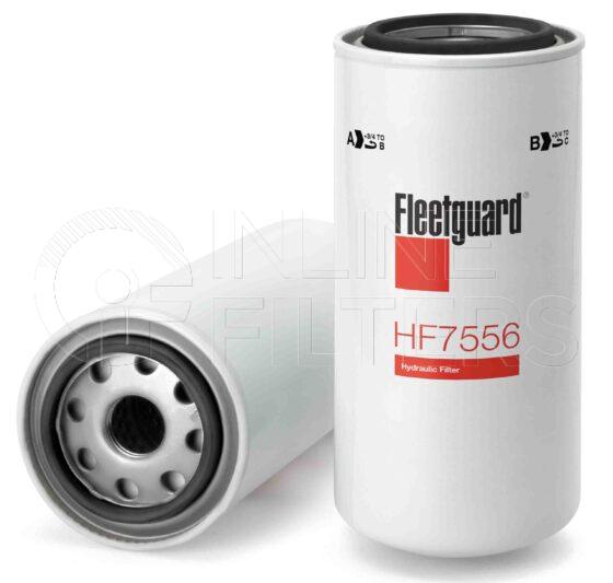 Fleetguard HF7556. FILTER-Hydraulic(Brand Specific) Product – Brand Specific Fleetguard – Undefined Product Hydraulic filter product Details Main Cross Reference is Zinga ZAE10L. Particle Size at Beta 75 – 12 micron (12 micron). Particle Size at Beta 200 – 0 micron (0 micron). Fleetguard Part Type HF