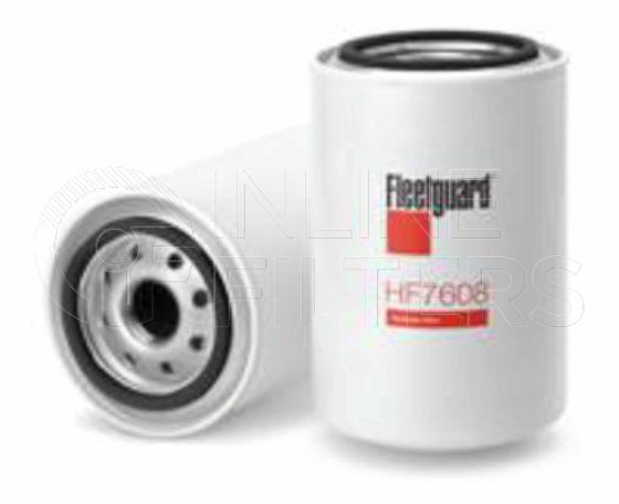 Fleetguard HF7608. Hydraulic Filter Product – Brand Specific Fleetguard – Undefined Product Fleetguard filter product Hydraulic Filter. For Standard version use HF6056. Main Cross Reference is Case IHC 829528C1. Particle Size at Beta 75: 18 micron (18 micron). Particle Size at Beta 200: 22 micron (22 micron). Fleetguard Part Type: HF