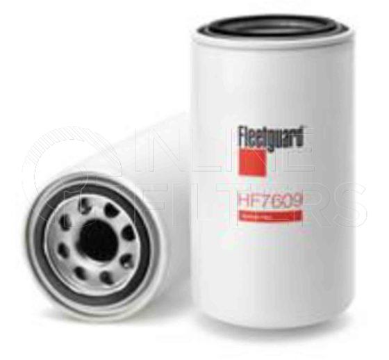 Fleetguard HF7609. Hydraulic Filter Product – Brand Specific Fleetguard – Spin On Product Fleetguard filter product Hydraulic Filter. Main Cross Reference is Case IHC 1282528C1. Particle Size at Beta 75: 40 micron (40 micron). Particle Size at Beta 200: 0 micron (0 micron). Fleetguard Part Type: HF_SPIN