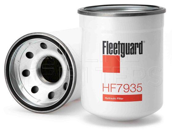 Fleetguard HF7935. Hydraulic Filter Product – Brand Specific Fleetguard – Spin On Product Fleetguard filter product Hydraulic Filter. Main Cross Reference is Hitachi 4205684. Particle Size at Beta 75: 0 micron (0 micron). Particle Size at Beta 200: 0 micron (0 micron). Fleetguard Part Type: HF_SPIN