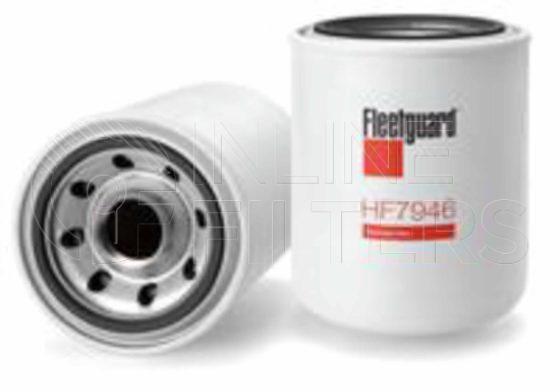 Fleetguard HF7946. Hydraulic Filter. Main Cross Reference is Voith 9043311. Fleetguard Part Type: HF_SPIN.