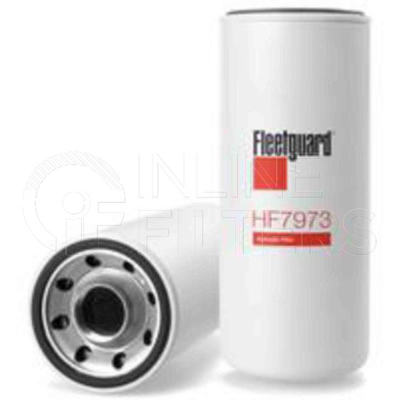 Fleetguard HF7973. Hydraulic Filter Product – Brand Specific Fleetguard – Spin On Product Fleetguard filter product Hydraulic Filter. For European version use HF6359. Main Cross Reference is MP Filtri CS150P25A. Fleetguard Part Type HF_SPIN