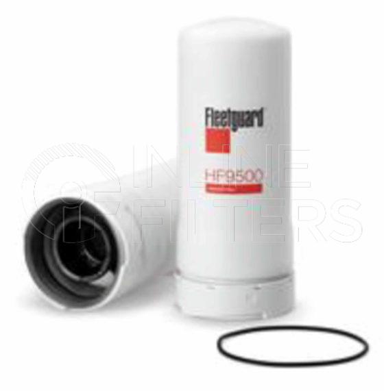 Fleetguard HF9500. Hydraulic Filter Product – Brand Specific Fleetguard – Spin On Product Fleetguard filter product Hydraulic Filter. Main Cross Reference is Case IHC 84202794. Particle Size at Beta 75: 8.7. Fleetguard Part Type: HF_SPIN