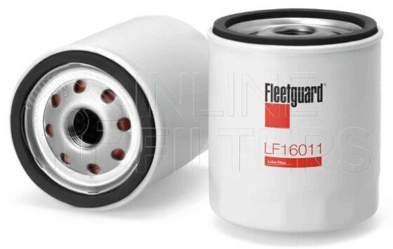 Fleetguard LF16011. Lube Filter. Main Cross Reference is Cummins C6002112110. Fleetguard Part Type: LF.