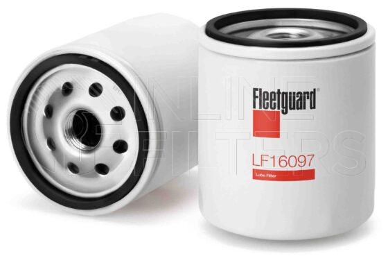 Fleetguard LF16097. Lube Filter. Main Cross Reference is Cummins 4982627. Fleetguard Part Type: LF.