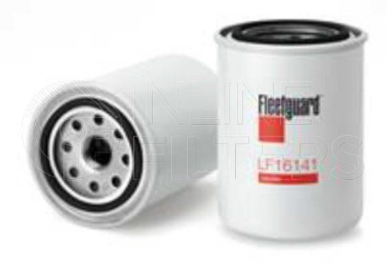 Fleetguard LF16141. Lube Filter. Main Cross Reference is Isuzu 2906549501. Fleetguard Part Type: LF.