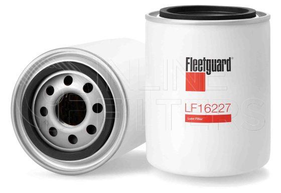 Fleetguard LF16227. Lube Filter. Main Cross Reference is Mann and Hummel W93026. Fleetguard Part Type: LF_SPIN.
