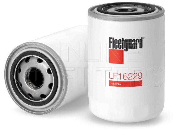 Fleetguard LF16229. Lube Filter. Main Cross Reference is Case New Holland 87492721. Fleetguard Part Type: LF_SPIN.