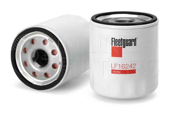 Fleetguard LF16242. Lube Filter. Main Cross Reference is Vauxhall GM 89017524. Fleetguard Part Type: LF.