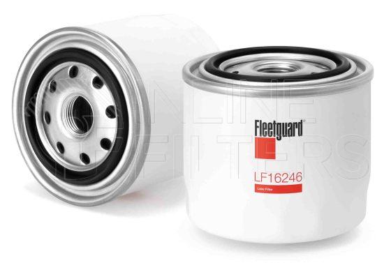 Fleetguard LF16246. Lube Filter Product – Brand Specific Fleetguard – Spin On Product Fleetguard filter product Lube Filter. Main Cross Reference is Nissan A520801B02. Flow Direction: Outside In. Fleetguard Part Type: LF_SPIN