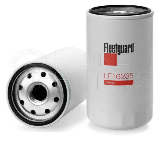 Fleetguard LF16285. Lube Filter. Main Cross Reference is Weichai 612630010239. Fleetguard Part Type: LF.