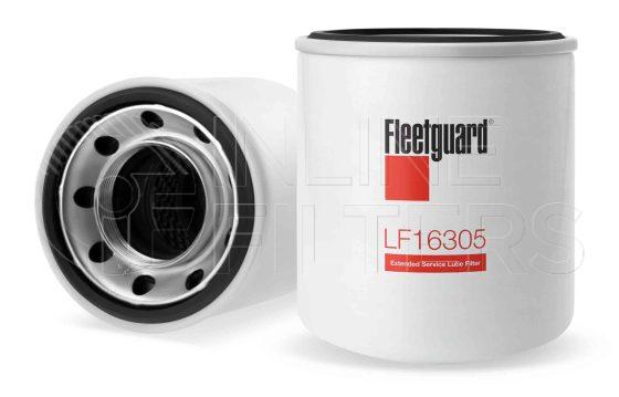 Fleetguard LF16305. Lube Filter. Main Cross Reference is Ashok F7A05000. Fleetguard Part Type: LF.