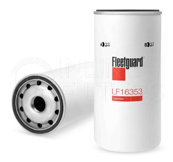 Fleetguard LF16353. Lube Filter. Main Cross Reference is Ford 2C466744AA. Fleetguard Part Type: LF_SPIN.
