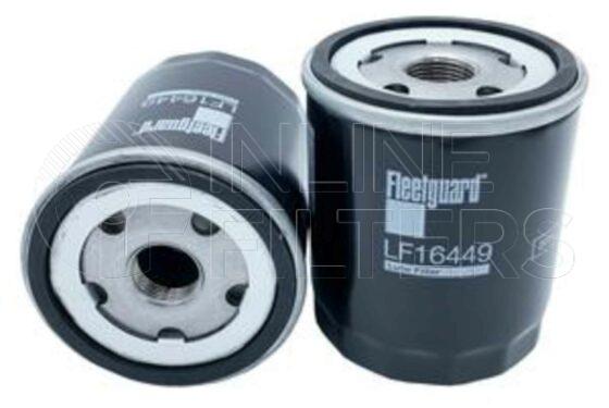 Fleetguard LF16449. Lube Filter Product – Brand Specific Fleetguard – Spin On Product Fleetguard filter product