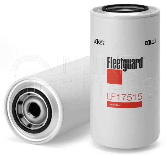 Fleetguard LF17515. Details: Main Cross Reference is Case IHC 1899332C91. Fleetguard Part Type LF.